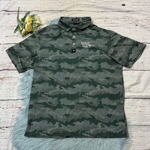 Bad Birdie Camo American Classic Golf Green Ridge Polo